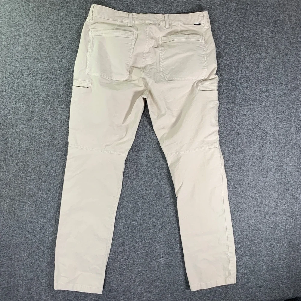 Aether Pants Men 36x31 Cream Outdoor Stretch Modern Hiking Chino